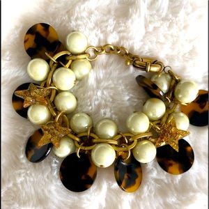STEAL! ! 2 for 20, 3 for 25! Gold  coloured j crew charm bracelet